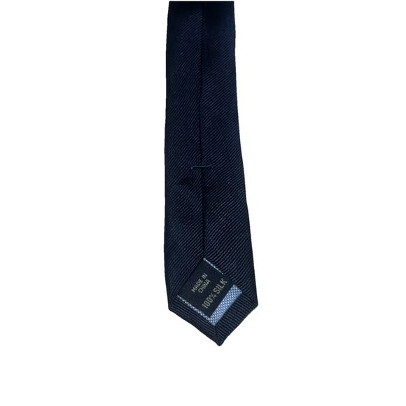 Tommy Hilfiger Repp Blue Striped 100% Silk Men’s Neck Tie Made In China - Picture 7 of 7